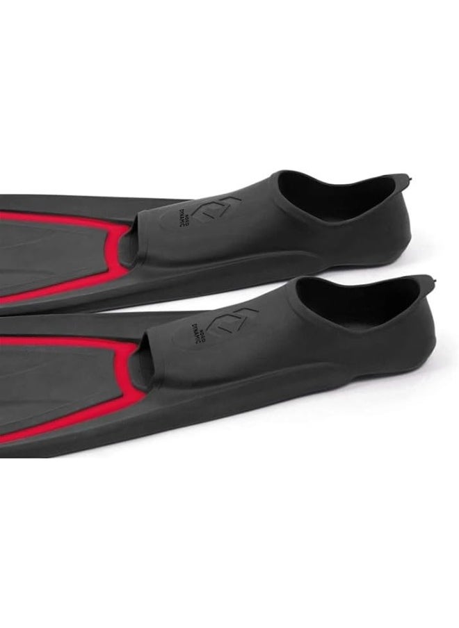 DYNAMICNORD - DYNAMIC NORD Diving FINS FF-15 FULL FOOT RED - Image 1