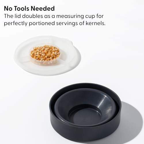 WP W&P Microwave Silicone Personal Popcorn Popper Maker | Red | Collapsible Bowl w/Built In Measuring Cup, BPA Free, Eco-Friendly, Waste Free, 4 Cups of Popped Popcorn - Image 3