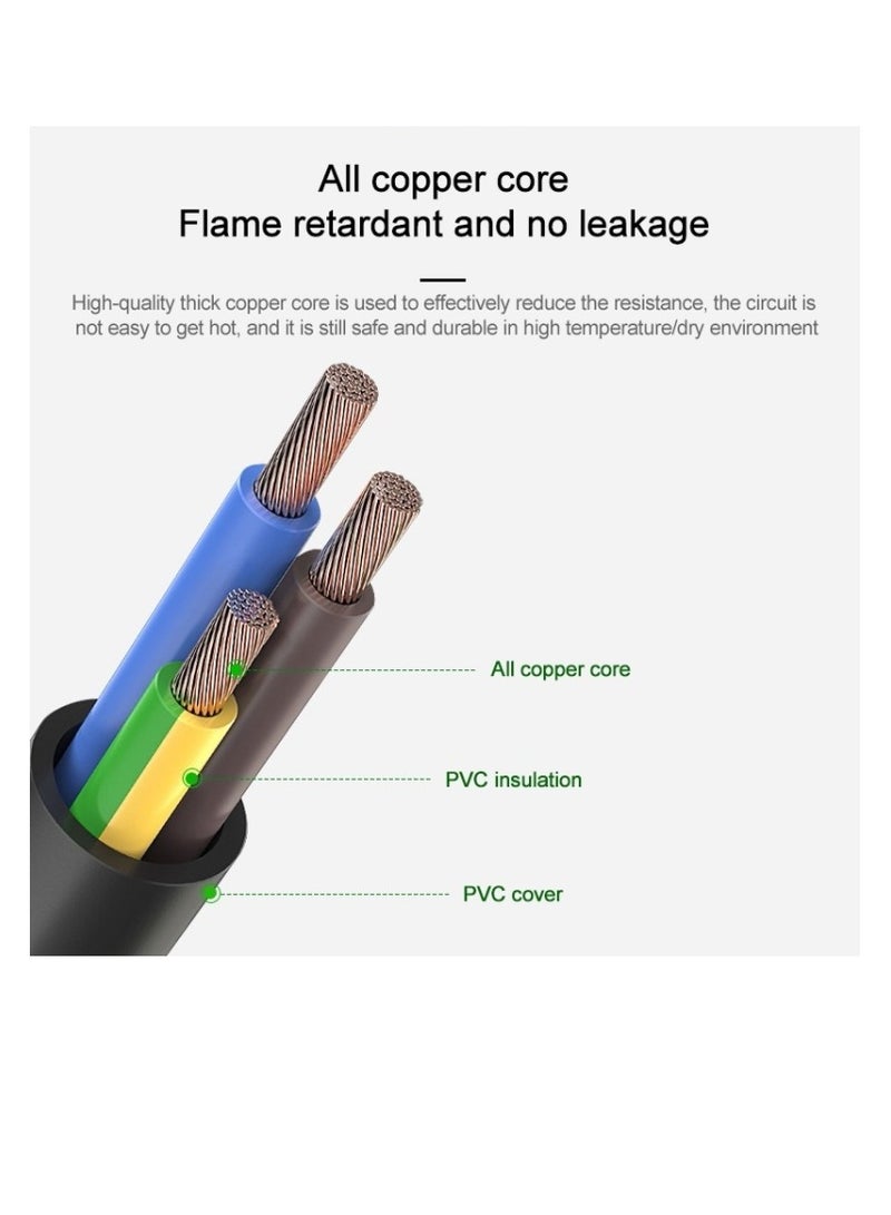 Terabyte محول طاقة لابتوب نوت بوك 240 واط 20 فولت 12 أمبير لأجهزة أسوس 6.0 × 3.7 مم، قابس: قابس المملكة المتحدة - Image 4