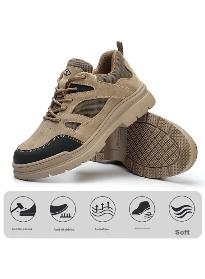 Dinggu Dinggu Safety Shoes For Men, New Style, All-Season, Odor-Resistant, Anti-Smashing, Anti-Puncture, Steel Toe Cap, Construction Site Safety, 1115Mhbu38 - Image 4