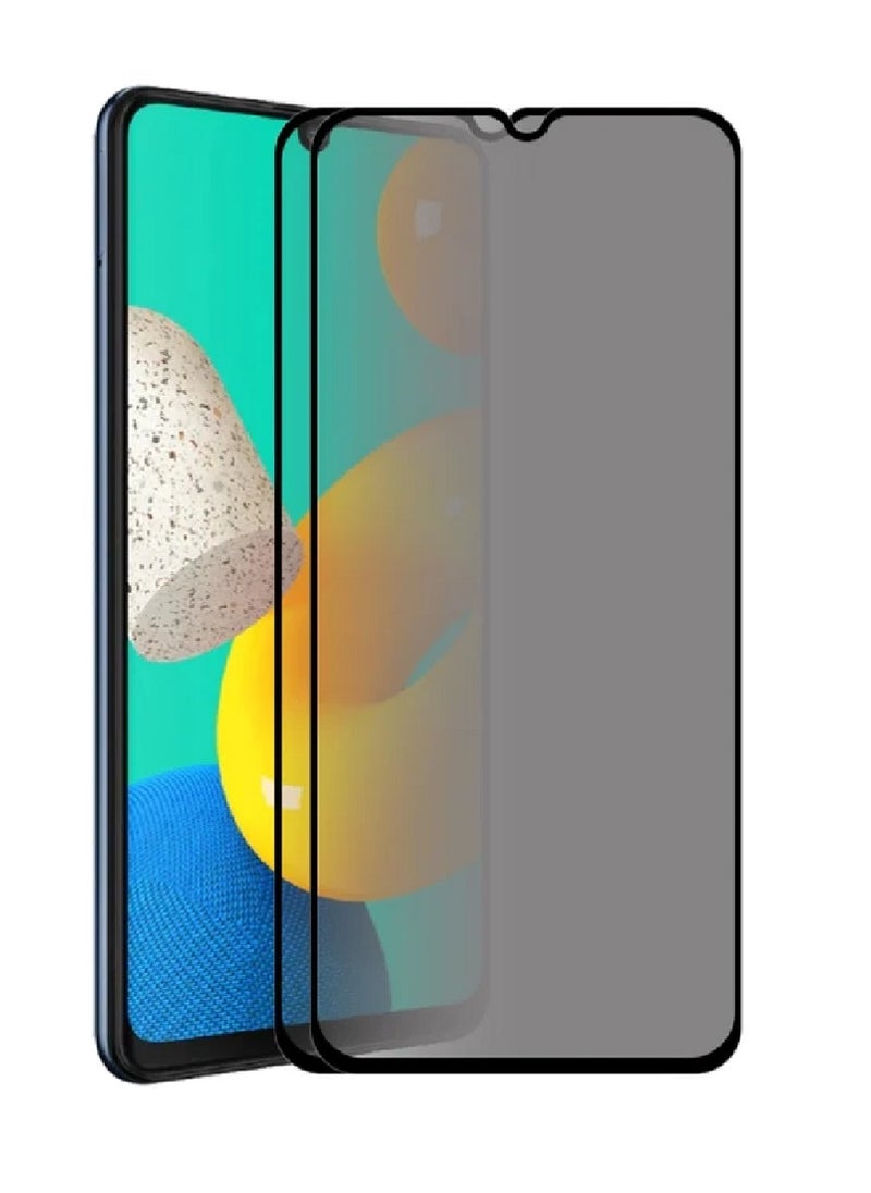 2 Pieces Tempered Glass Screen Protector Anti-Spy Privacy Designed For Samsung Galaxy M32 4G Full Screen Coverage And Bubble Free - Image 1