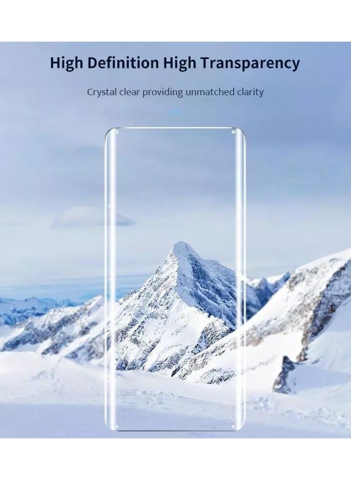 ليتو واقي شاشة سائل من الليثيوم والأشعة فوق البنفسجية متوافق مع هاتف Vivo V30 / V30 Pro مقاوم للغاية، ومقاوم للكسر، ومقاوم للخدش، وخالٍ من الفقاعات، وصديق للجراب - Image 2