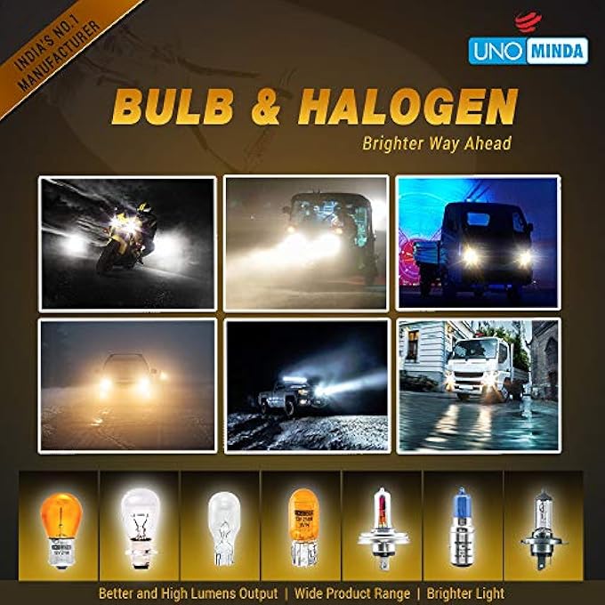 UNO Minda HbH1155 H11 12V 55W Halogen Bulb Fog Lamps For Accord City Altis Brio Amaze Jazz Safari Dicor Crv Endeavour - Image 4