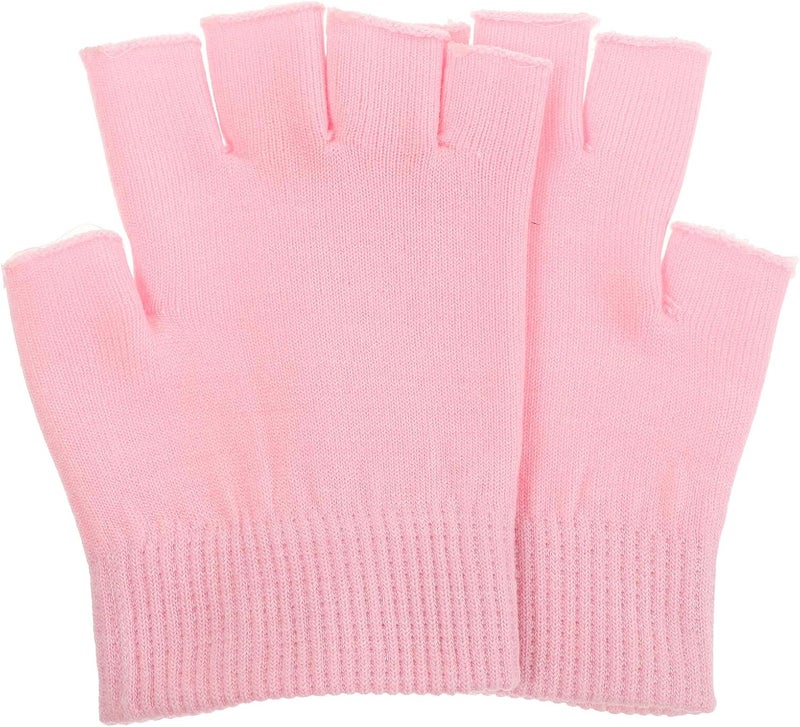 FAVOMOTO 1 Pair Hydrating Gel Lining Hand Gloves Moisturizing Overnight Care Gloves for Dry Skin Preventing Cracked Hands with Touchscreen Compatibility - Image 1