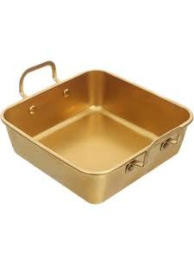 Square Golden Serving Tray – - Image 1