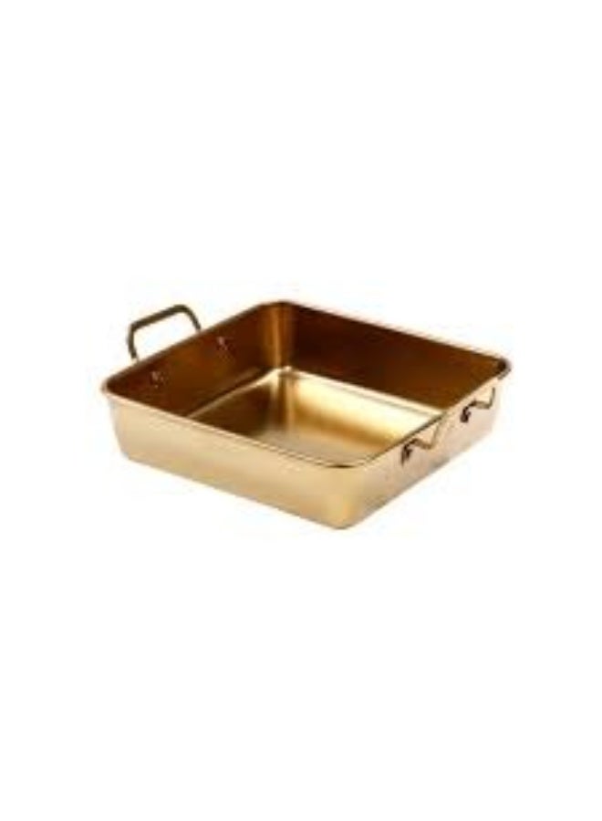 Square Golden Serving Tray – - Image 2