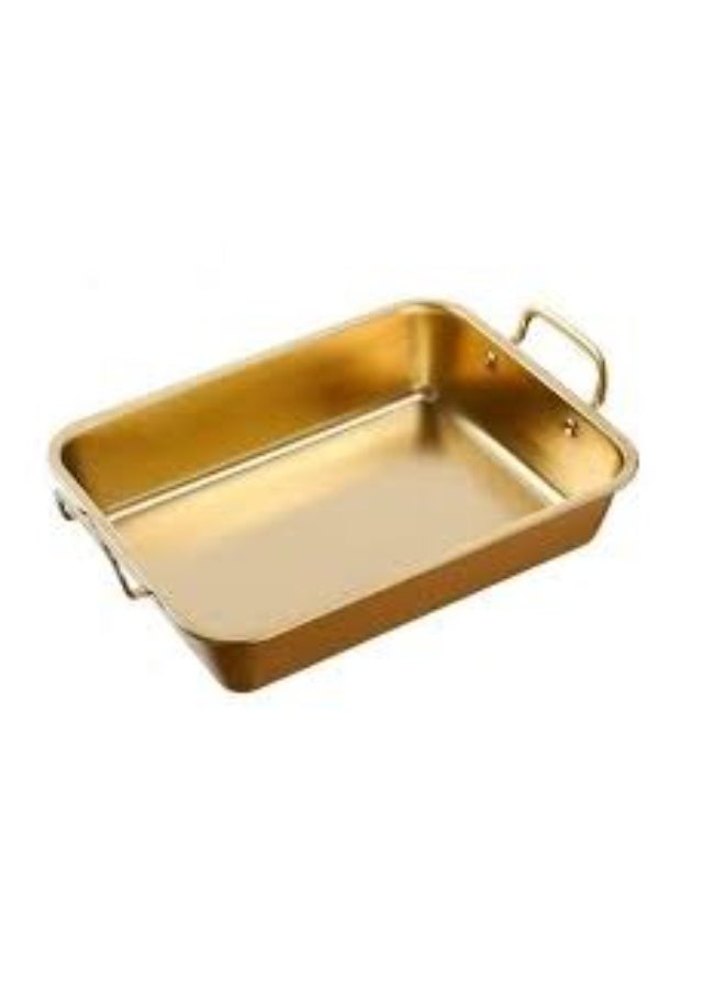 Square Golden Serving Tray – - Image 3