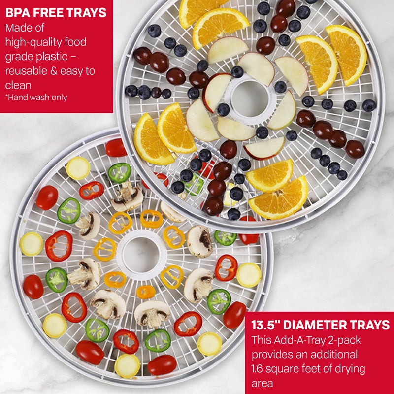 NESCO LT-2SG Plastic 13 1/2" Add-A-Trays, accessory, Gray - Image 4