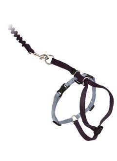 PetSafe PetSafe Come with Me Kitty Harness and Bungee Leash, Harness for Cats, Medium, Black/Silver  - Image 2
