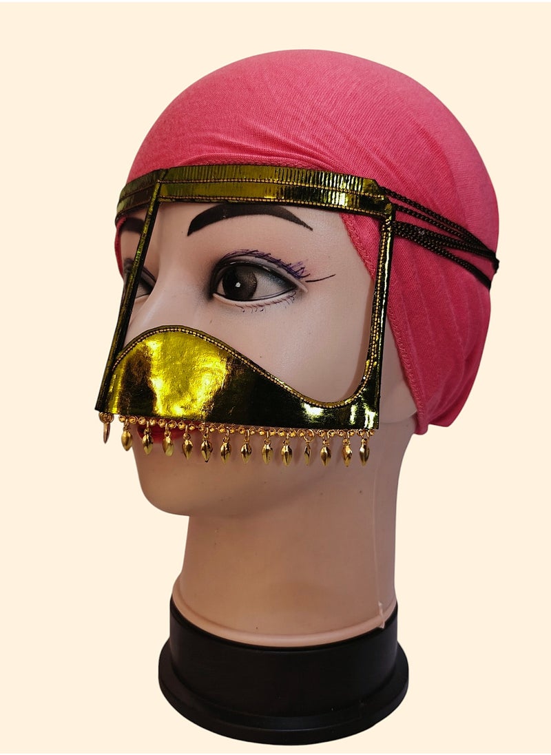 ماركة غير محددة بتولة، برقع، نقاب، قناع وجه عربي تقليدي، تصميم فاخر جديد قطعة واحدة  - Image 5