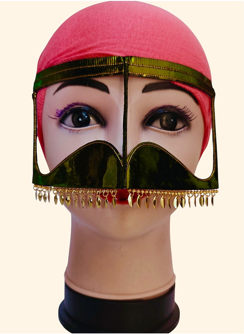 ماركة غير محددة بتولة، برقع، نقاب، قناع وجه عربي تقليدي، تصميم فاخر جديد قطعة واحدة  - Image 1