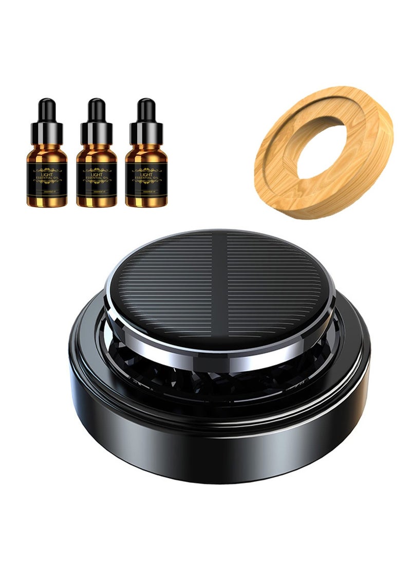 Solar-Powered Car Air Freshener & Essential Oil Diffuser - Aromatherapy Perfume Scent Fragrance & Air Purifier for Home, Office, and Car Decor - Perfect Gift for Men and Women. - Image 1