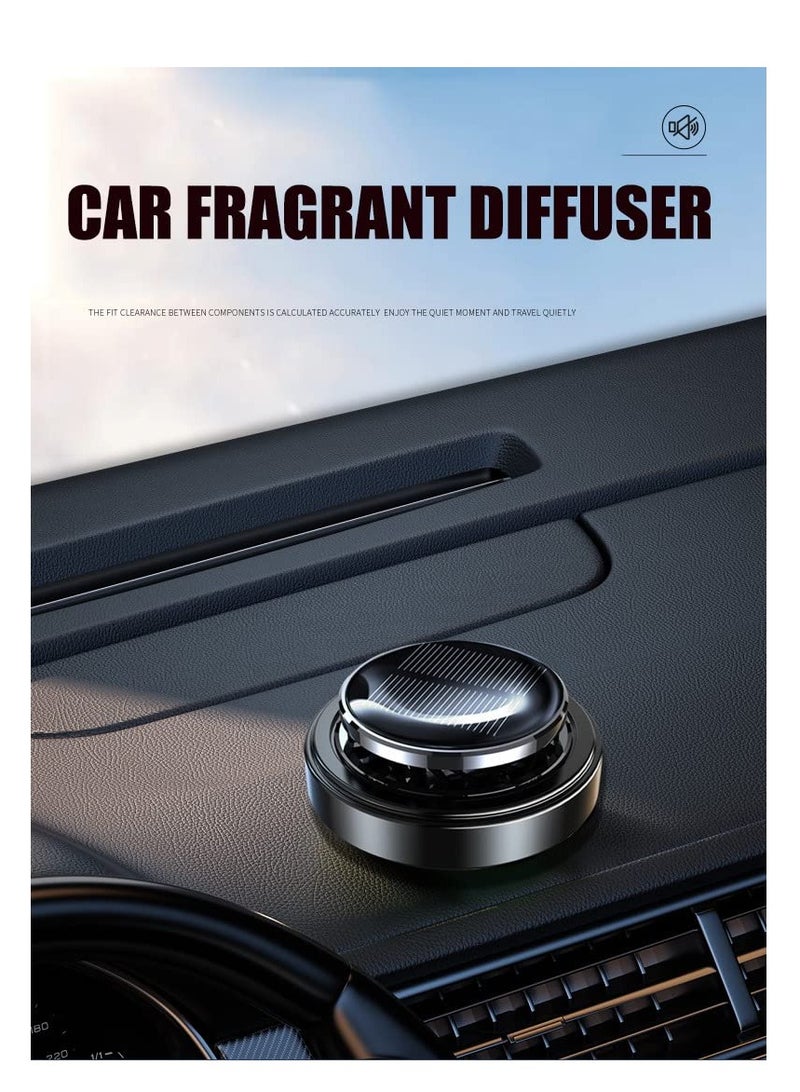 Solar-Powered Car Air Freshener & Essential Oil Diffuser - Aromatherapy Perfume Scent Fragrance & Air Purifier for Home, Office, and Car Decor - Perfect Gift for Men and Women. - Image 3