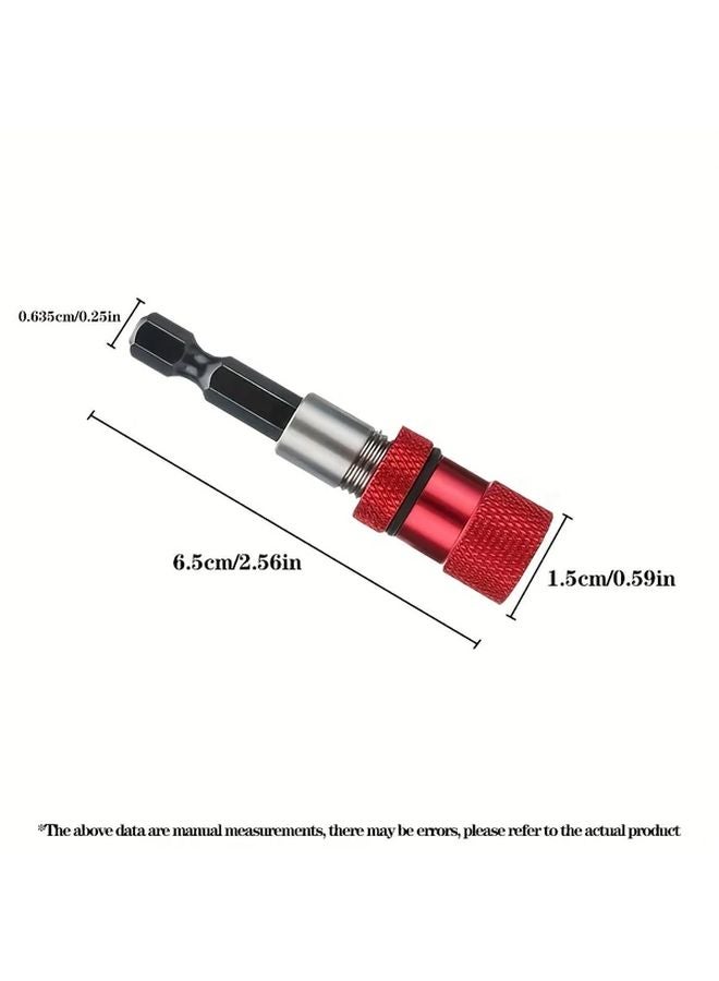Magnetic Bit Extension Rod Blue Adjustable Sleeve For Different Screw Specifications - Image 4