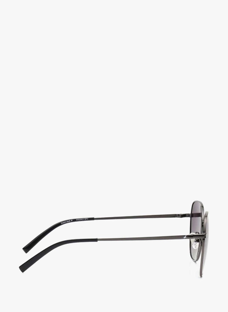 fastrack Polarized Sunglasses Gunmetal Frame Smoke Mirror Lens 57mm  - M8034GY3PV - Image 3