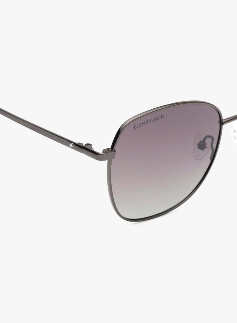 fastrack Polarized Sunglasses Gunmetal Frame Smoke Mirror Lens 57mm  - M8034GY3PV - Image 5