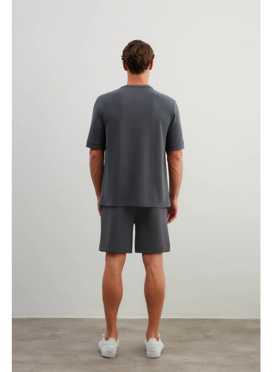 Syah Men's Soft Touch Short Sleeve T-Shirt Shorts Set