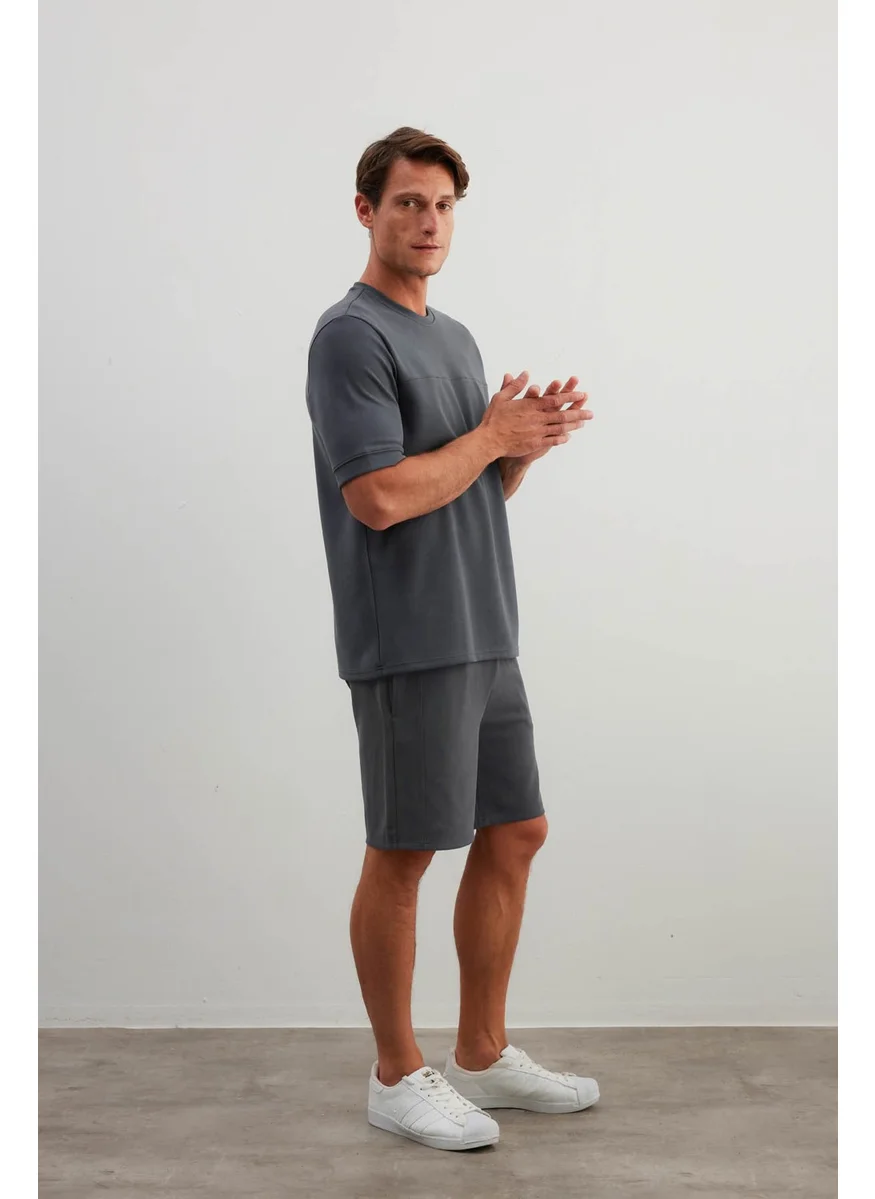 Syah Men's Soft Touch Short Sleeve T-Shirt Shorts Set
