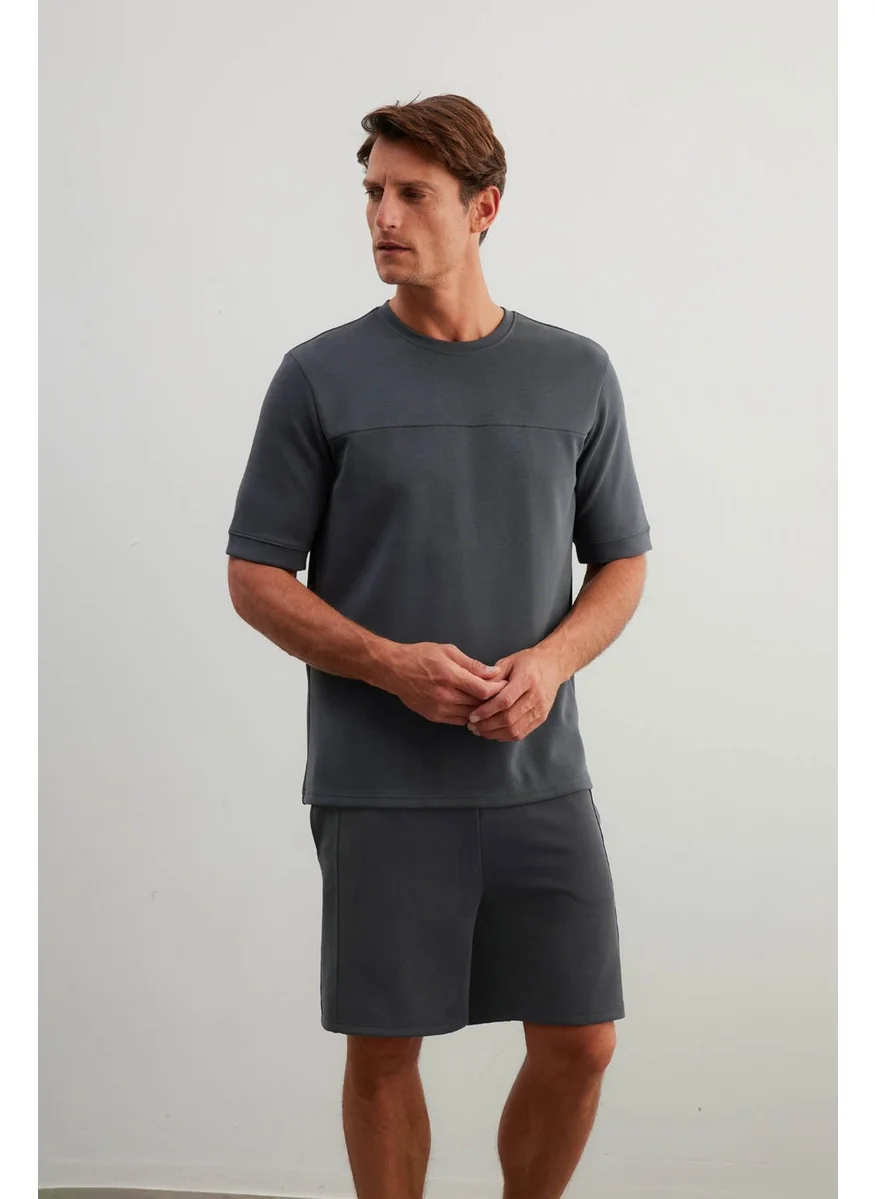 Syah Men's Soft Touch Short Sleeve T-Shirt Shorts Set