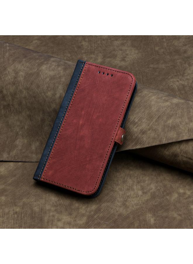 erorex Case For vivo Y35 4G Global/Y22s 4G Global Side Buckle Double Fold Hand Strap Leather Phone Case - Image 2