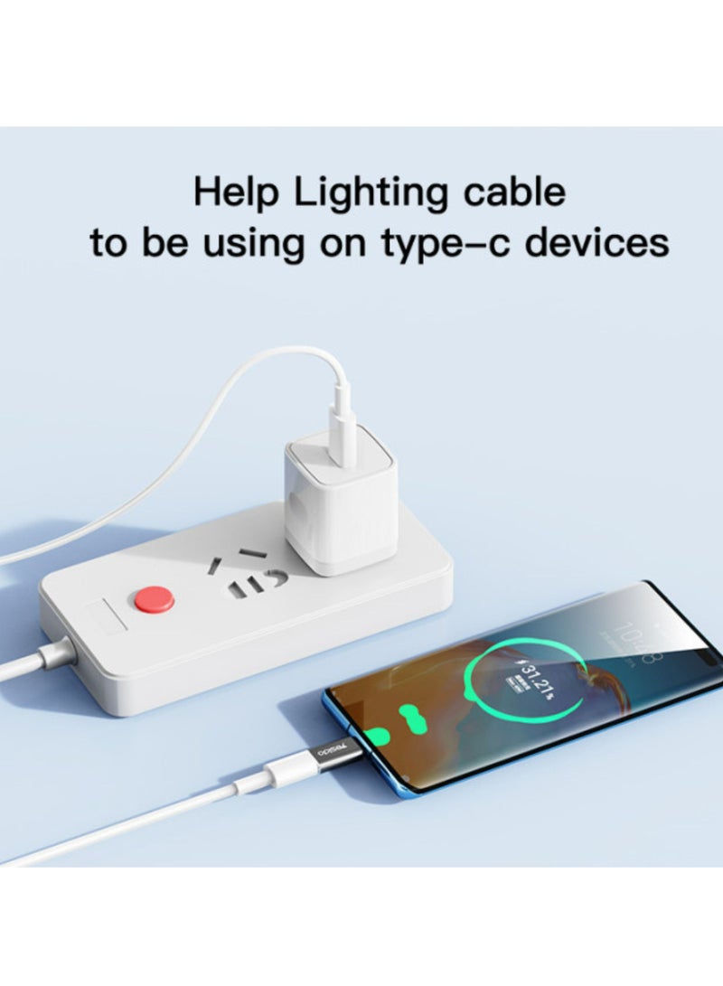 Yesido GS22 Aluminum Alloy Fast Data Transfer Type-C to Lightning OTG Adapter For iPhone /iOS - Image 3