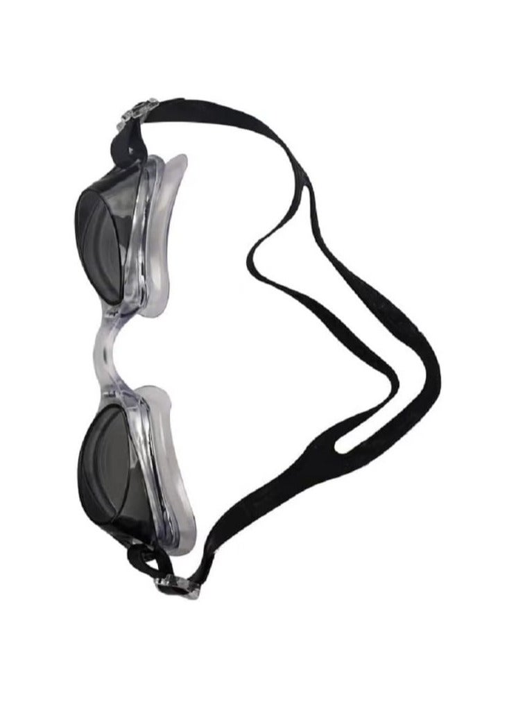 نظارات سباحة للبالغين والأطفال، نظارات سباحة كبيرة من السيليكون بإطار كبير ومضادة للتسرب، مناسبة للشاطئ