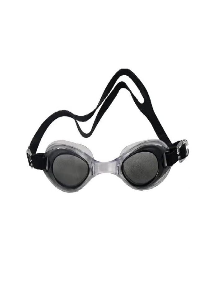 نظارات سباحة للبالغين والأطفال، نظارات سباحة كبيرة من السيليكون بإطار كبير ومضادة للتسرب، مناسبة للشاطئ