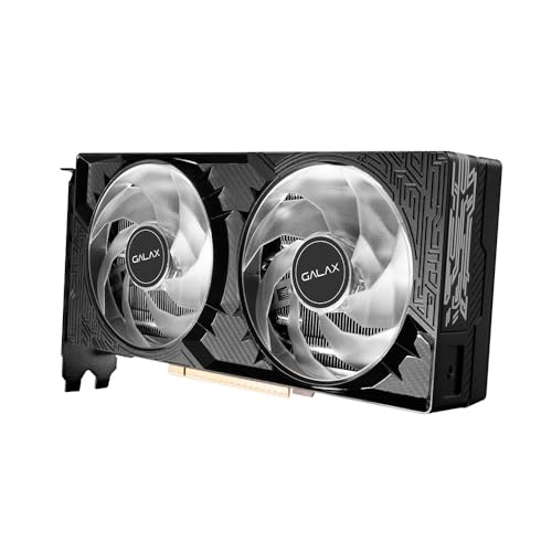 Galax GeForce RTX 5060 Ti 1-Click OC 8GB GDDR7 GPU | DLSS 4, Ray Tracing, PCIe 5.0 | 8K Ultra HD | Dual 92mm Fan | 128-bit, 28Gbps | HDMI 2.1b & DP 2.1b | Overclockable Gaming Graphics Card – Black - Image 3