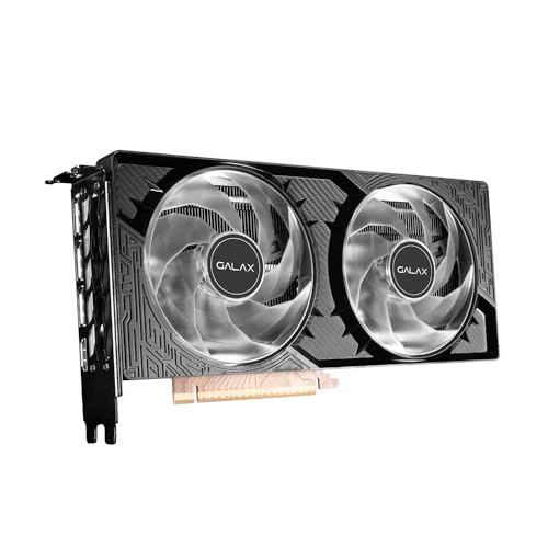 Galax GeForce RTX 5060 Ti 1-Click OC 8GB GDDR7 GPU | DLSS 4, Ray Tracing, PCIe 5.0 | 8K Ultra HD | Dual 92mm Fan | 128-bit, 28Gbps | HDMI 2.1b & DP 2.1b | Overclockable Gaming Graphics Card – Black - Image 4