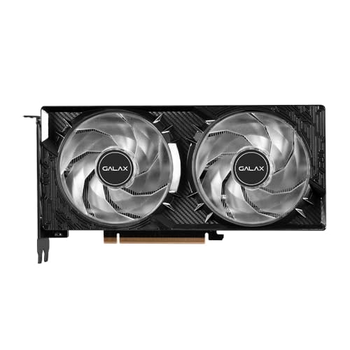 Galax GeForce RTX 5060 Ti 1-Click OC 8GB GDDR7 GPU | DLSS 4, Ray Tracing, PCIe 5.0 | 8K Ultra HD | Dual 92mm Fan | 128-bit, 28Gbps | HDMI 2.1b & DP 2.1b | Overclockable Gaming Graphics Card – Black - Image 5