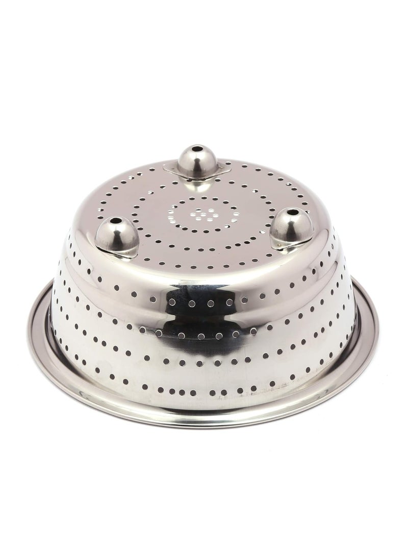 Coconut Coconut Stainless Steel Rice, Fruits & Vegetables Basin Strainer/Colander for Kitchen - 1 Unit - (Diamater- 9.5 Inches)  - Image 2