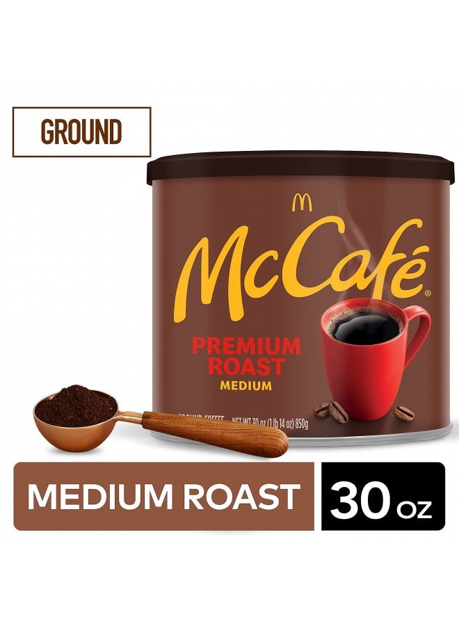 McCafe Mccafe Premium Roast, Medium Roast Ground Coffee, 30 Oz Canister - Image 2