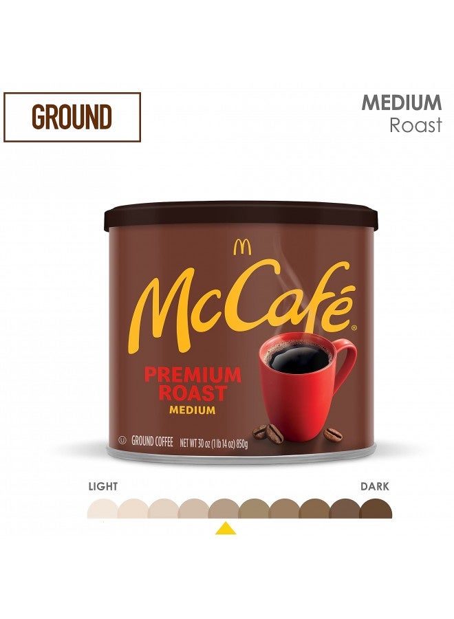 McCafe Mccafe Premium Roast, Medium Roast Ground Coffee, 30 Oz Canister - Image 4