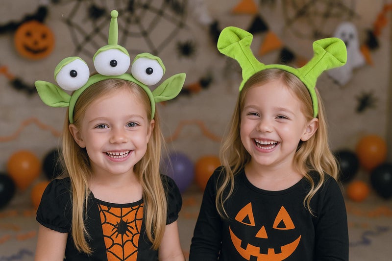 Sheliky Green Ogre Ears Headband Plush Monster Headbands Women Halloween Christmas Theme Party Costume Accessories (01) - Image 5