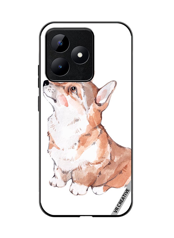VR CREATIVE Protective Case Cover For Realme C53 Cute Fox Design Multicolour - Image 1
