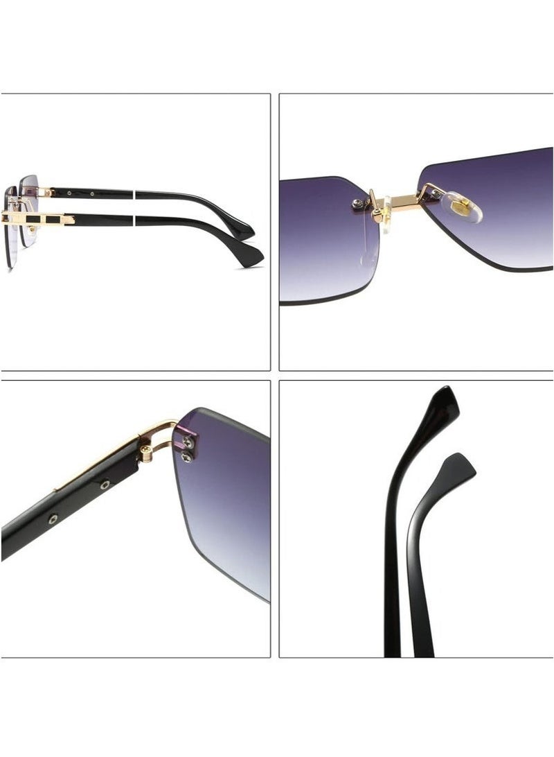 غاز نظارات شمسية عصرية جديدة بدون إطار نظارات شمسية مخصصة للجنسين واقية من الأشعة فوق البنفسجية - Image 5
