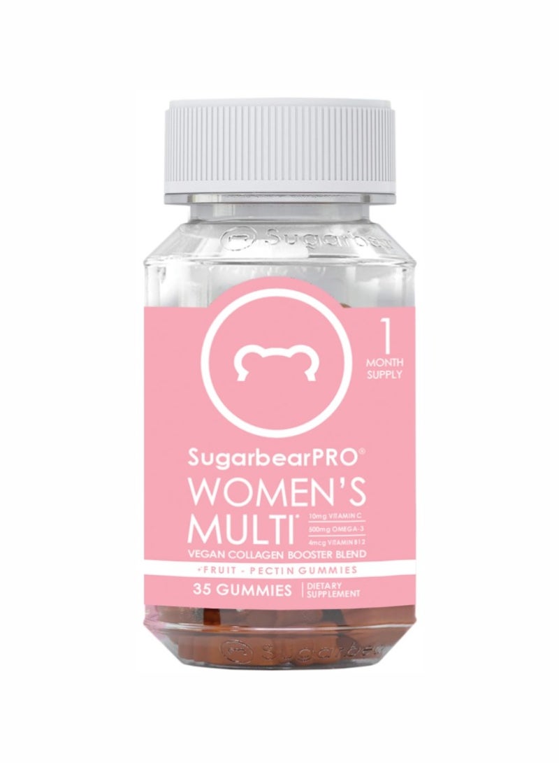 35-Piece Fruit-Pectin Gummies Dietary Supplement 1 Month Supply