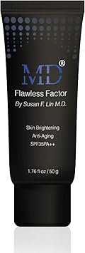 MD Flawless Factor BB Cream SPF Protection AntiAging Hydrating Brightening Lightweight Coverage for All Skin Types Moisturizing Formula with Sun Protection - Image 1