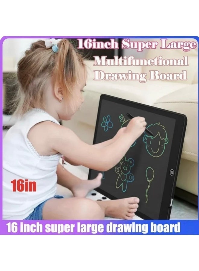 Toyland 16-Inch LCD Writing Tablet for Kids – Reusable Digital Drawing & Writing Pad with Stylus, Erase & Lock Function, Eco-Friendly Learning Board - Image 5