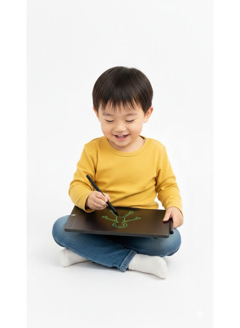 Toyland 16-Inch LCD Writing Tablet for Kids – Reusable Digital Drawing & Writing Pad with Stylus, Erase & Lock Function, Eco-Friendly Learning Board - Image 3