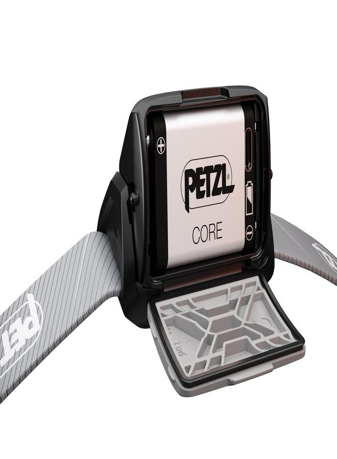 PETZL Tikka CORE Headlamp - Rechargeable, Compact 450 Lumen Light with Red Lighting, for Hiking, Climbing, and Camping - Black - Image 5