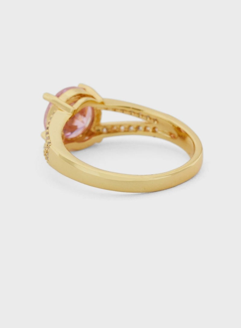 فاشن بوكس خاتم مزين بحجر زركونيا - Image 2