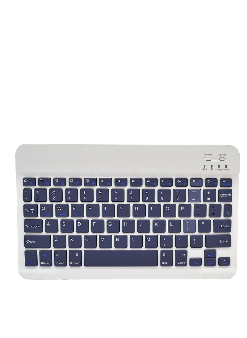 GULFLINK Wireless Bluetooth Rechargeable Keyboard, Multi-Device Universal Bluetooth Keyboard, Portable Keyboard, Suitable for iOS Android, Windows iPad, Tablets MacBook (Violet)  - Image 1