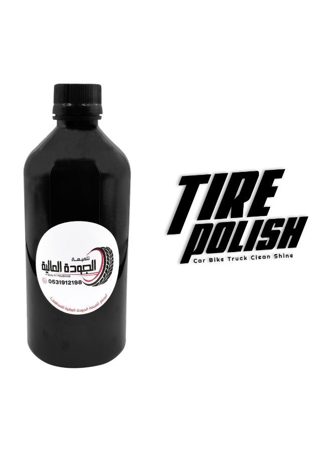 JAWDA 500ml Tyre Polish For Car Bike Truck Clean Shine Tire Polish JAWDA - Image 1