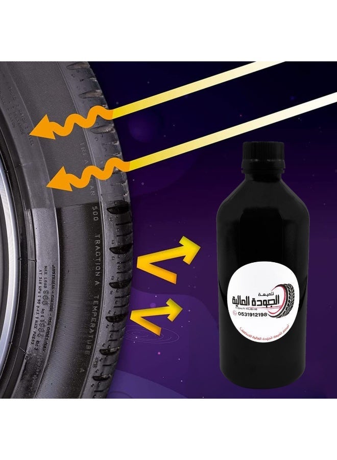 JAWDA 500ml Tyre Polish For Car Bike Truck Clean Shine Tire Polish JAWDA - Image 5
