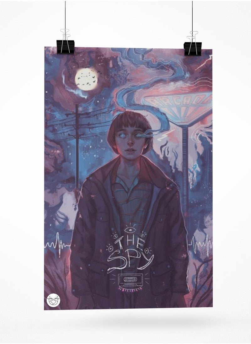Reeman Design Poster with Stranger Things graphic design 