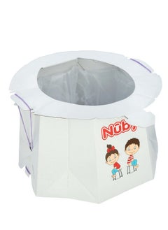 Nuby Disposable Travel Potty With Liner Foldable And Portable Potty; Toddler Potty Essential For Camp Trips & Car Rides Travel Potty For Toddler 2 Pack  - Image 3