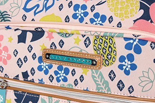 Lily Bloom Luggage 24" Expandable Design Pattern Suitcase With Spinner Wheels For Woman (24in, Trop Pineapple) - Image 5