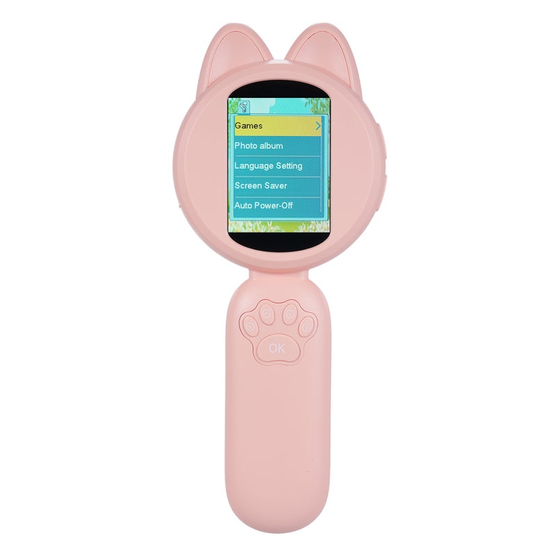 2-inch IPS Screen Children's Electronic Magnifying Glass Digital Magnifier with 8 LED Lights 4X Handheld Magnifiers Exploration Tool for Reading Coins Stamps Map - Image 1