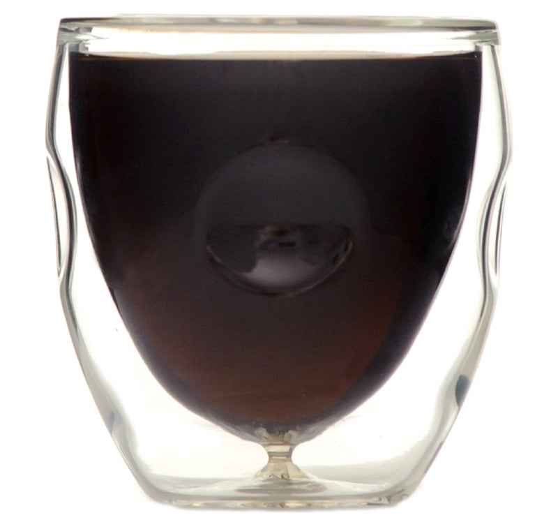 Ozeri Moderna Artisan Series Double Wall Beverage and Espresso Shot Glasses, 2-Ounce, Set of 4 - Image 4